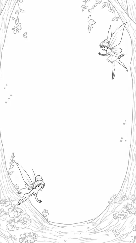 tinkerbell fairies coloring pages